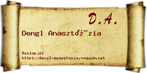 Dengl Anasztázia névjegykártya